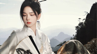 How to wear ink and wash paintings to shoot traditional Chinese style photos