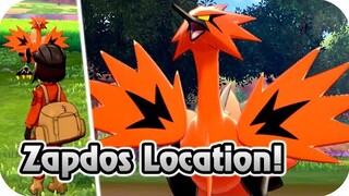 Pokémon Sword & Shield : Galarians Zapdos Full Location (Crown Tundra)