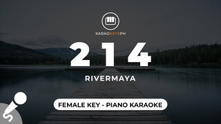 214 - Rivermaya (Female Key - Piano Karaoke)