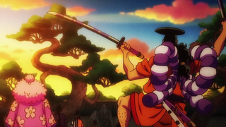 คิเอมอนจำโอเด้งและใช้โอเด้ง นิโตริว วันพีช 1004