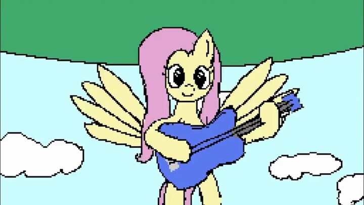 Fluttershy terbang di angkasa [karya pertama pendatang baru]