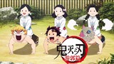 [4K/Demon Slayer Yuugaku Arc] The three little ones’ daily exercise…