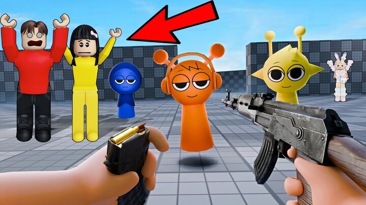 Yuta, Mio Dan Baby Celine Dikejar Sprunki  ROBLOX