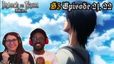 THE OTHER SIDE OF THE WALL! Attack on Titan Season 3 Episode 21, 22 Reaction