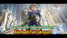 Buff Berkedok Penyesuaian Alufeed Full senyum