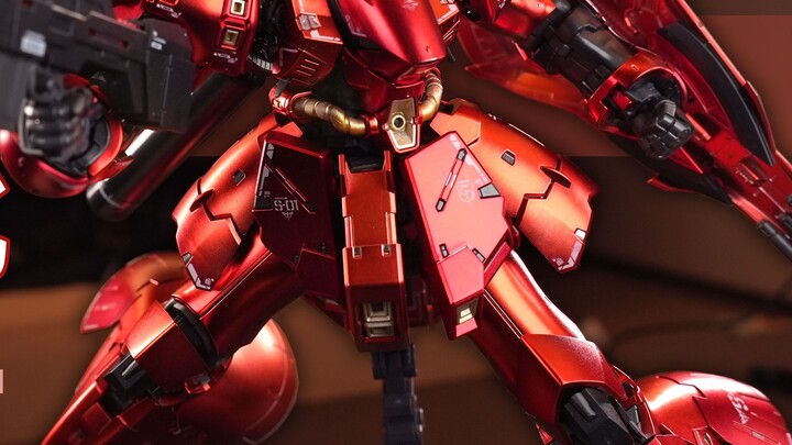 บทวิจารณ์โดยย่อของ Char Sazabi เวอร์ชันเคลือบพิเศษด้วยไฟฟ้าของการตอบโต้ของ Bandai RG! 【ของเล่นปลาหมึ