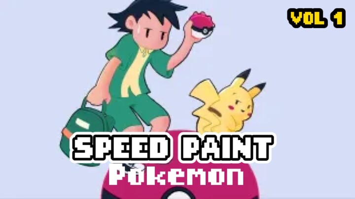 [SPEED PAINT] Mengapa Pikachu Tidak Mau Masuk ke Pokeball?