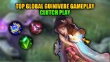 1 vs 4 Clutch Play Guinivere | Top Global Guinivere Gameplay | Mage Zeno