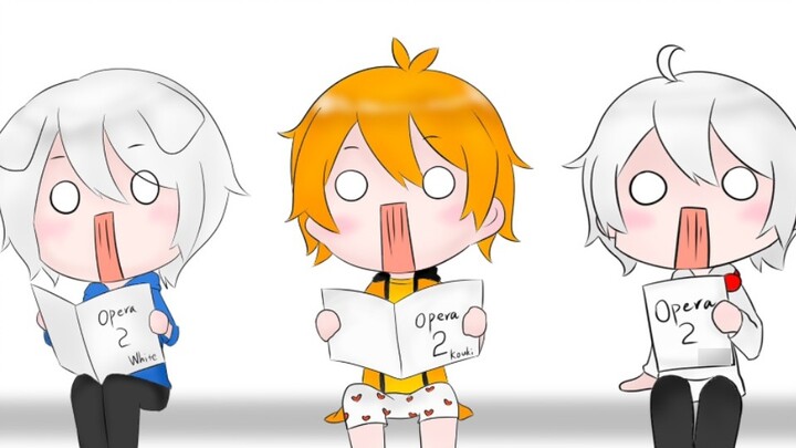 【Kamiyubai】Opera 2 of the three members of Kamyubai, let's see who can have the highest pitch?