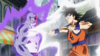 Master Roshi vs Goku, Goku tests Gohan for The Tournament Of Power, SSJ Blue Goku vs Hit English Dub