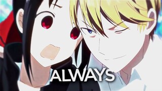 |After effect| AMV Typography Edit Always | Kaguya and Miyuki