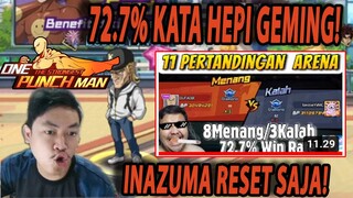 🔥🔥70.2% KATA HEPIGEMING!! SAATNYA RESET INAZUMA DAN MULAI SERIUS!! -  ONE PUNCH MAN:The Strongest