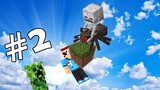 Langka !! DISERANG SKELETON BERKAKI SPIDER !! (Minecraft Indonesia One Block Survival #2)