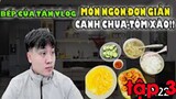 Bếp Của Tân Vlog - Món ngon đơn giản - Canh chua Tôm xào tập 3