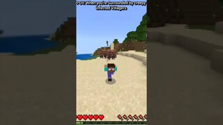 POV : When you're Surrounded by infected Villagers #shorts #minecraft #blackbetty