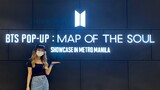 visiting bts pop-up: map of the soul showcase in metro manila! | carla dequiña