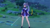 [Game][Genshin] Cantiknya Kaki Jenjang Ke Qing Tanpa Stoking