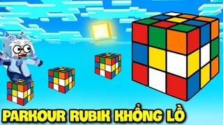 PHÁ ĐẢO PARKOUR RUBIK KHỔNG LỒ MEOWPEO THỬ THÁCH SPEED RUN PARKOUR MINI WORLD