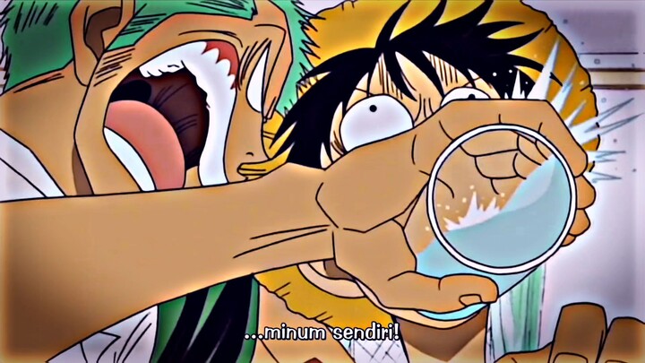 Suruh siapa iseng ke zoro dasar Luffy 🤣