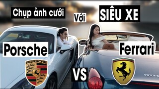 Vlog#12 : Chụp ảnh cưới với siêu xe / Ferrari/ Porsche [Cuộc sống ở Mỹ của Gà Tây Tây]