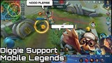 How to Use Support Role (Diggie Support GamePlay) - Mobile Legends - Silent_Heizman