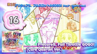 プリキュア5、フルスロットルGO GO!【キュア・カルテットVer.】| Precure5, Full Throttle GO GO! [CURE QUARTET Ver.]
