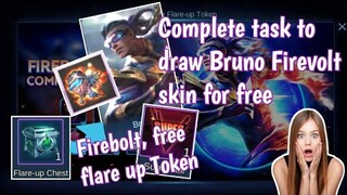 New event how to get flare-up token for free spin bruno Firebolt in mobile legends