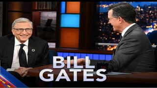 Bill Getes and Stephen Colbert Talk