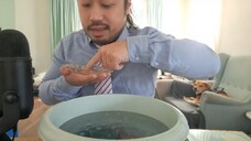 ASMR Finger Lick Honey + Bath Fizzer & Water Sounds
