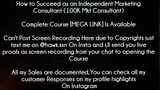 How to Succeed as an Independent Marketing Consultant (100K Mkt Consultant) Course download