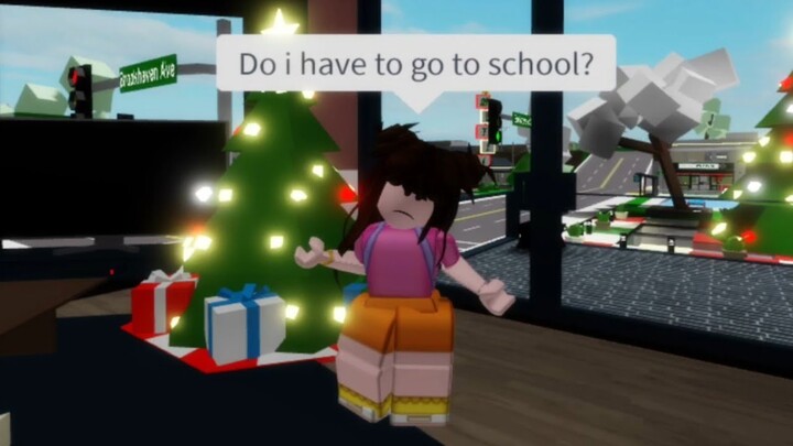 When your daughter doesn't want to go to school😂 (Roblox Meme)