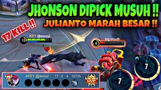 JHONSON DIPICK MUSUH !! JULIANTO MARAH BESAR😡17 JUTA KILL❗️