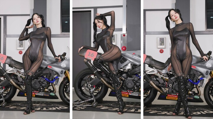 4K｜รสชาติมะนาว｜สไตล์ไบค์เกอร์จาก Minhanna หุ่นดีอวดอย่างมั่นใจ