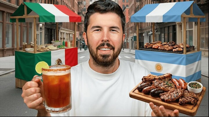 Probé la Comida Callejera de Cada País! - Willyrex
