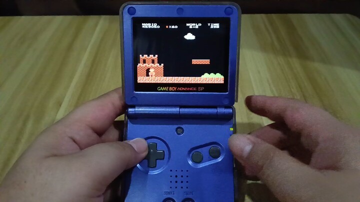 Super Mario Bros. on Gameboy Advance SP: World 6-2