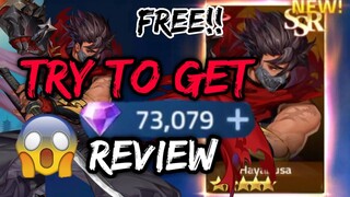 TRY TO GET HAYABUSA + REVIEW | Mobile Legends: Adventure