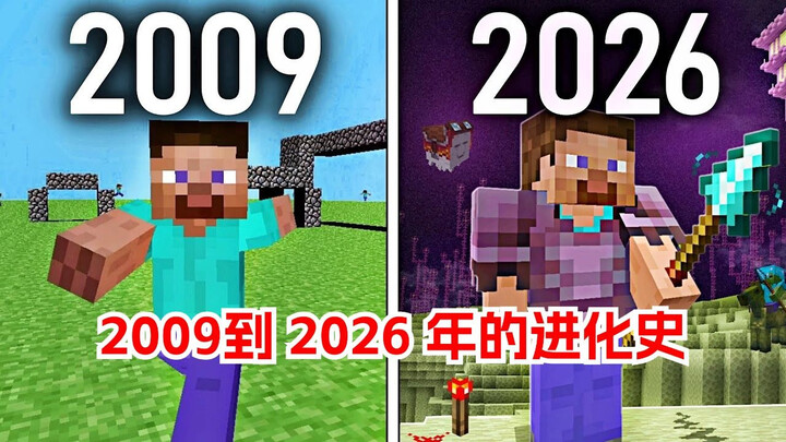 Minecraft: A History of Evolution from 2009 to 2026