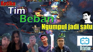 Dota 2 - Ketika Tim Beban Ngumpul jadi Satu (Ada Tante2 Main Game)