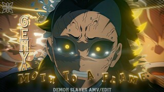 Demon Slayer S3 "Genya☠️😓" - Moth To A Flame「Edit/AMV」Alight Motion Free Project File