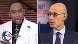 Adam Silver told Stephen A. about changes to player contract protection: "I know we can do better"