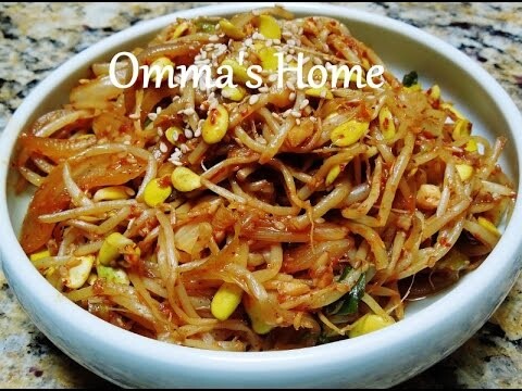 Recipe: Healthy Vegan Spicy Stir Fried Soybean Sprouts aka Kongnamul Bokkeum (콩나물볶음)