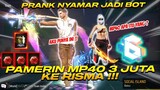 PRANK RISMAA PAMERIN MP40 3JUTA😱 SPESIAL ANNIV EPEP!! AUTO KENA MENTAL😂