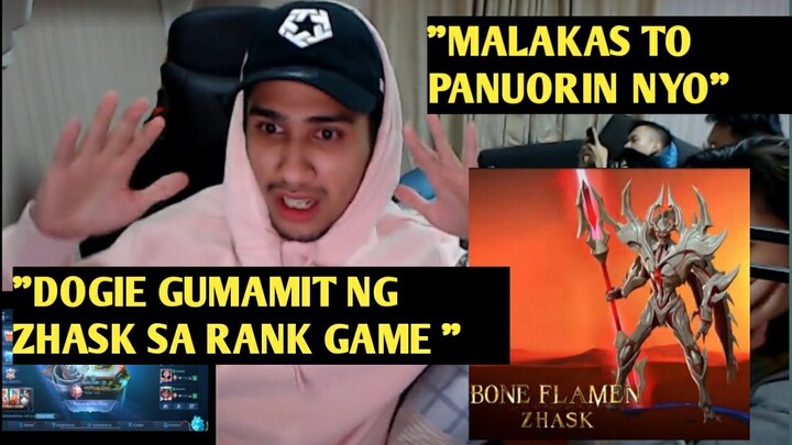 DOGIE GUMAMIT NG ZHASK SA RANK GAME