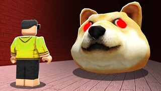 SAYA DI KEJAR KEPALA ANJING DOANG - ROBLOX ESCAPE HEAD DOG