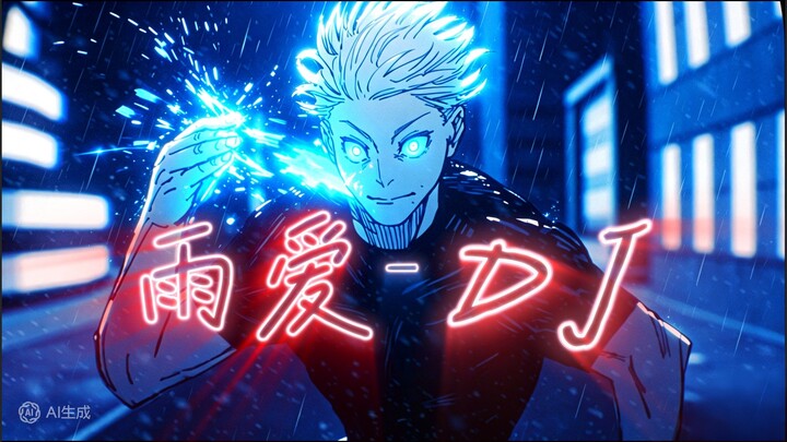“Rain Love” in Japanese, but sung by Sogo Gojo