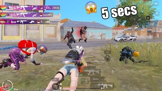 FULL SQUAD WIPE in FEW SECONDS 😱 Pubg Mobile