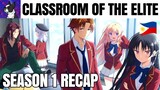 Genius na Estudyante Nag Enroll sa Elite School ng Top Students ng Japan | SEASON 1 Anime Recap