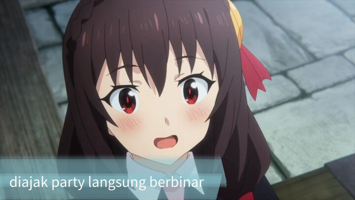 #KompetisiKreasiUnggahan5, muka Yunyun auto berbinar diajak party orang random