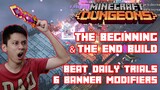 The Beginning & The End Build, Beat Daily Trials, 6 Banners Modifiers, Minecraft Dungeons