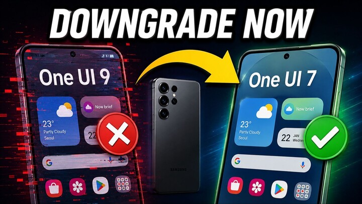 How to Downgrade One UI 9 to One UI 7 (Odin Guide) – No Data Loss!
